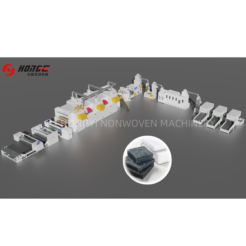 HYL Airlaid Waste Felt Linie de producție